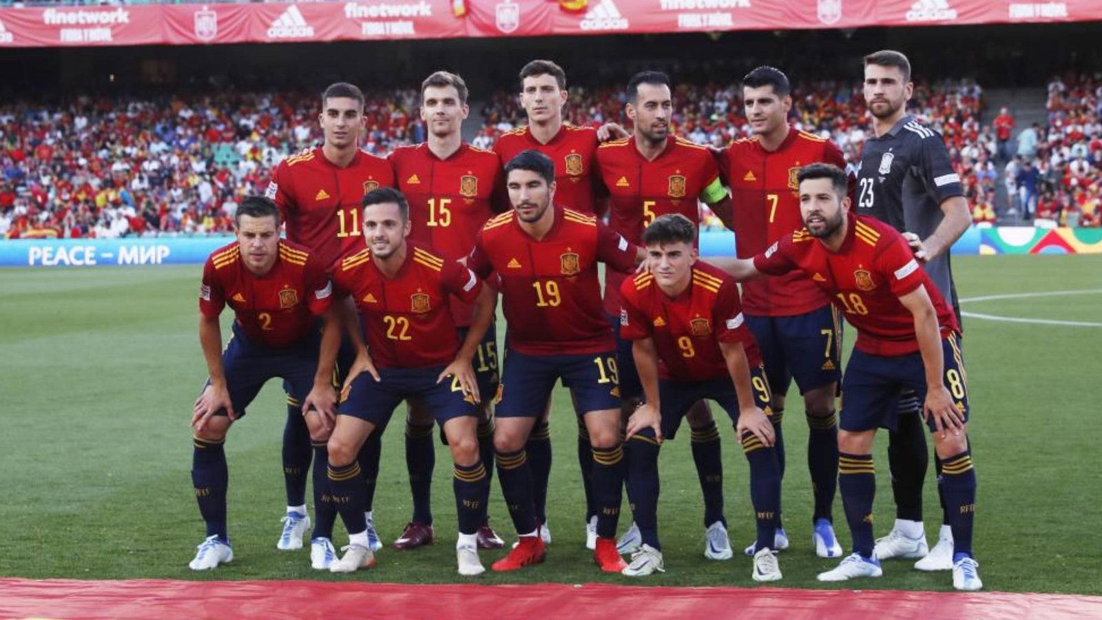foto de equipo para España
