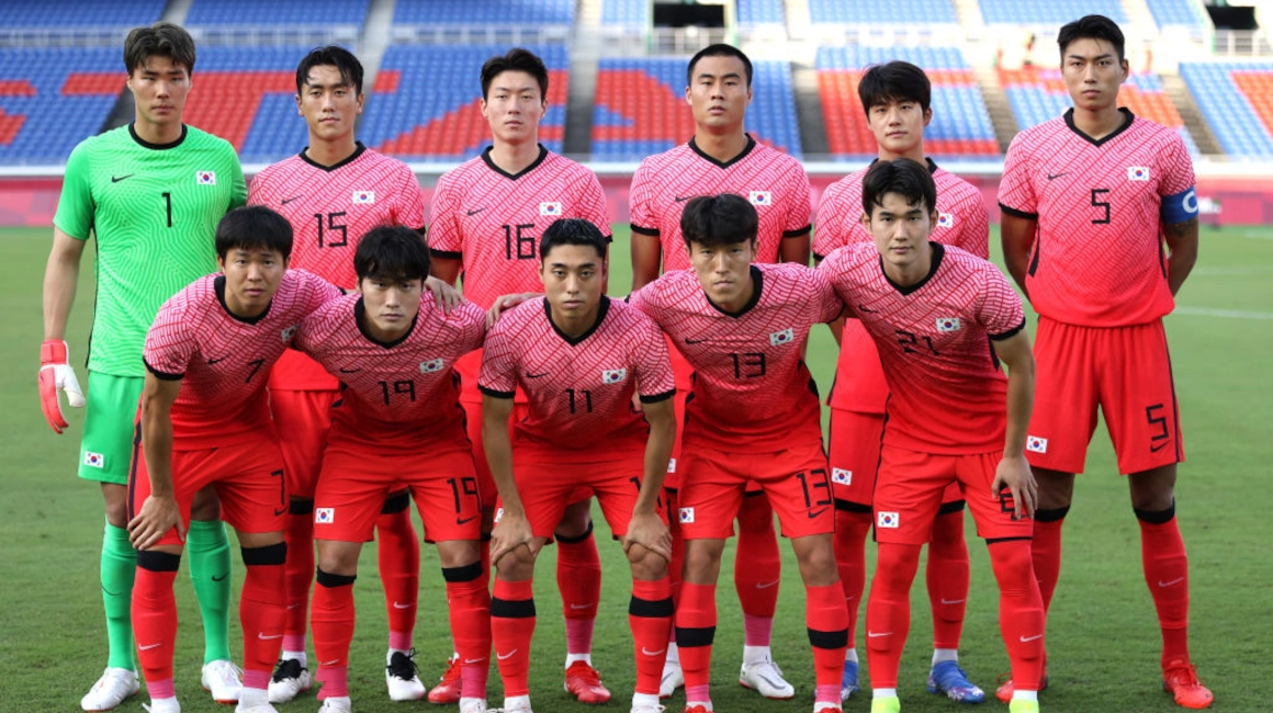 foto de equipo para Corea del Sur